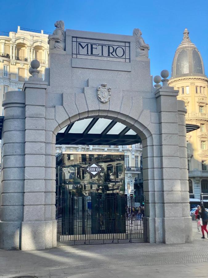Ferienwohnung Charming Gran Via Madrid Exterior foto